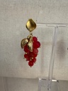 Pendiente UVA Rojo