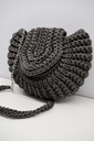 Bolso MEDIALUNA Gris Marengo