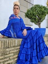 Traje FLAMENCA Azul