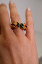 Anillo DRAGON Verde-Morado