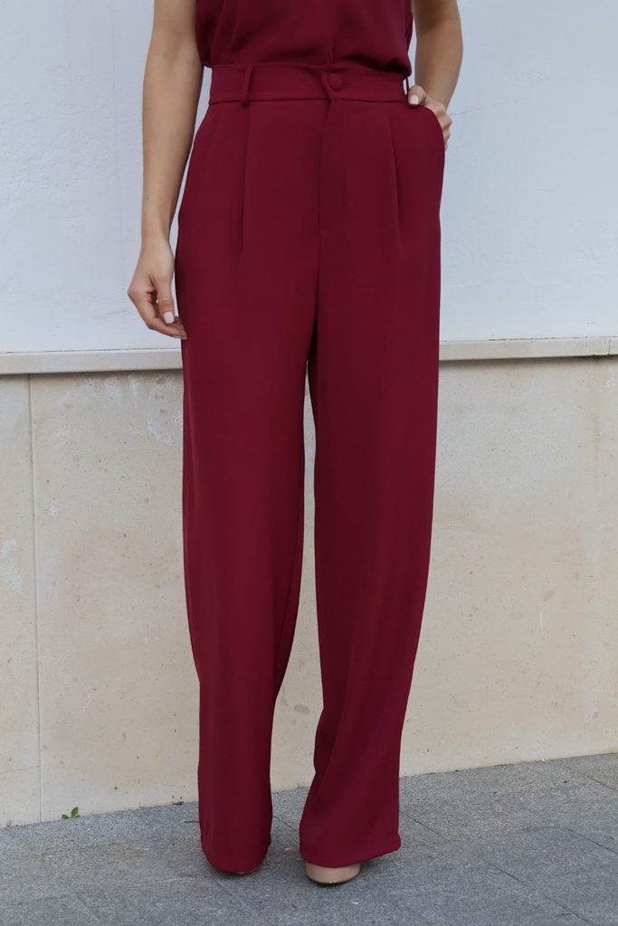 Pantalón GIOCONDA Tinto