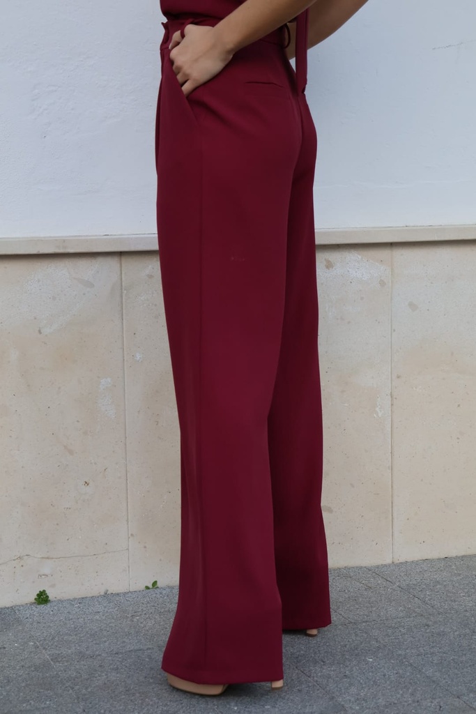 Pantalón GIOCONDA Tinto