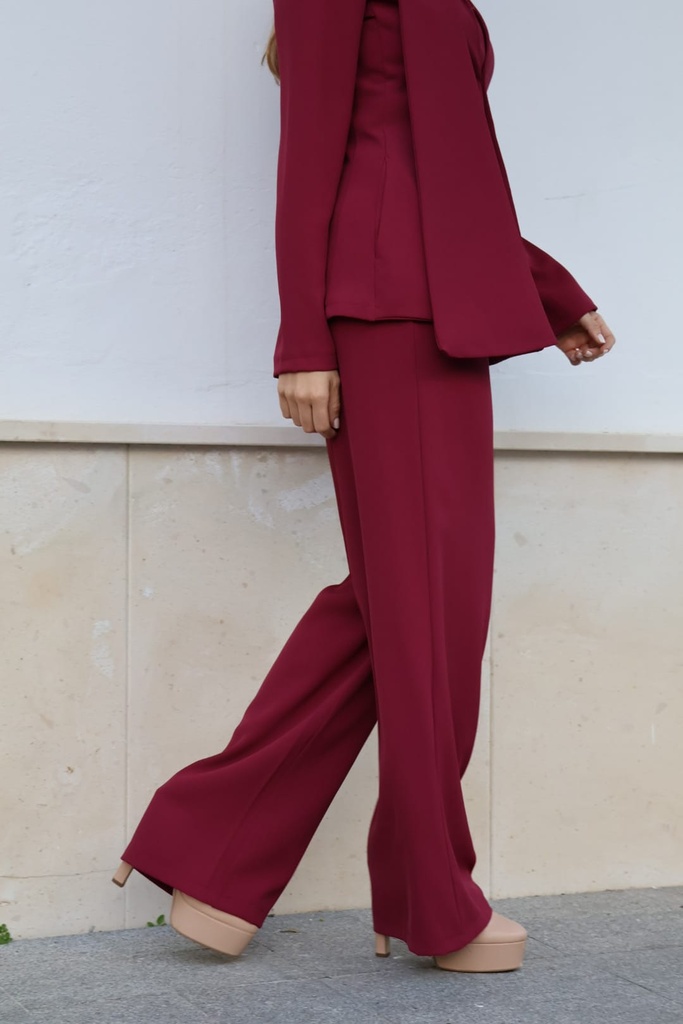 Pantalón GIOCONDA Tinto