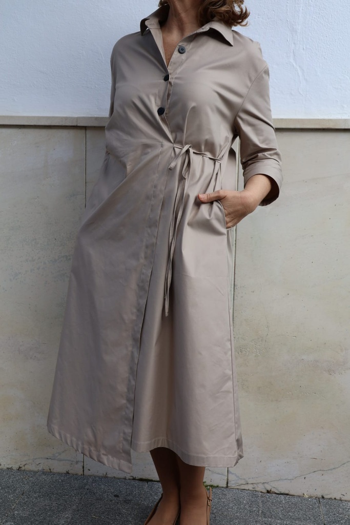 Vestido SIMONA Beige