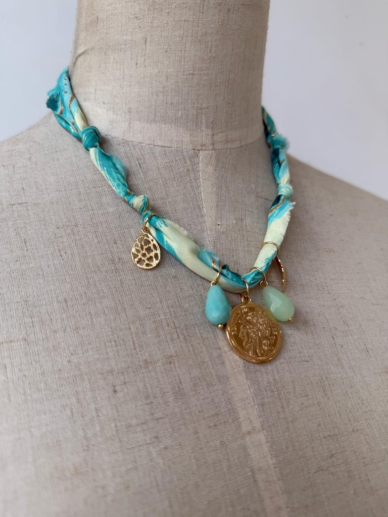 Collar ISABELINA Verde Agua
