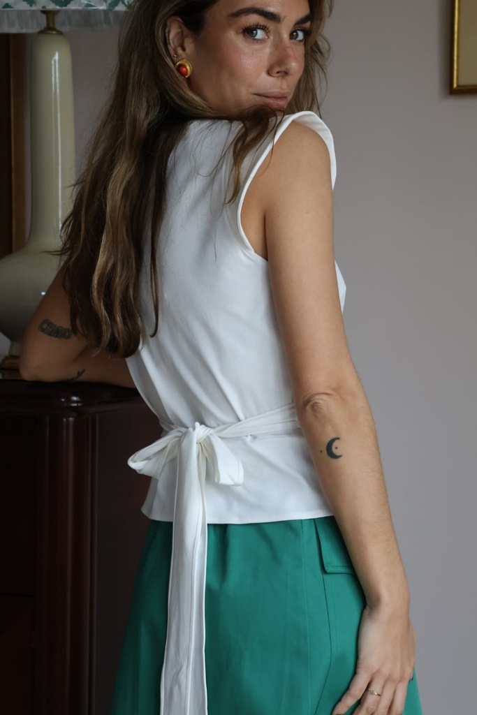 Camisa TOP CRUZADO Punto Roma