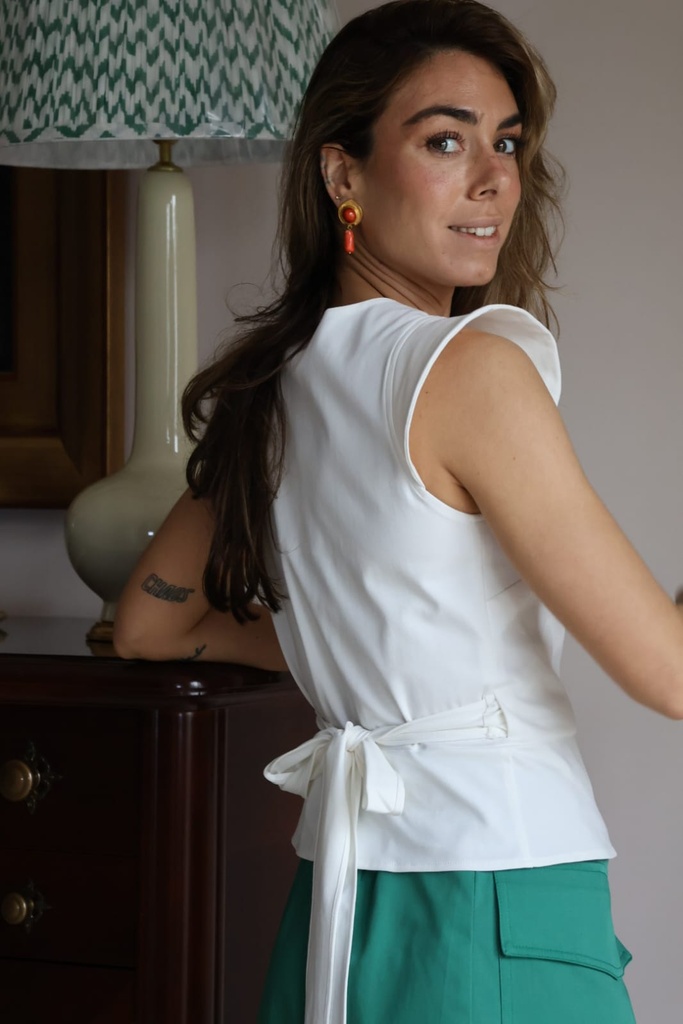 Camisa TOP CRUZADO Punto Roma