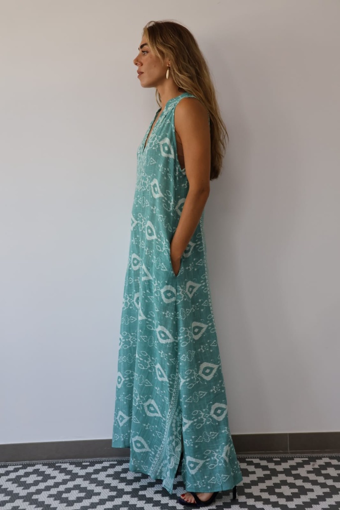 Vestido MANTRA Verde Agua