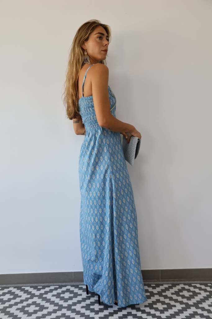 Vestido TEJAS Celeste