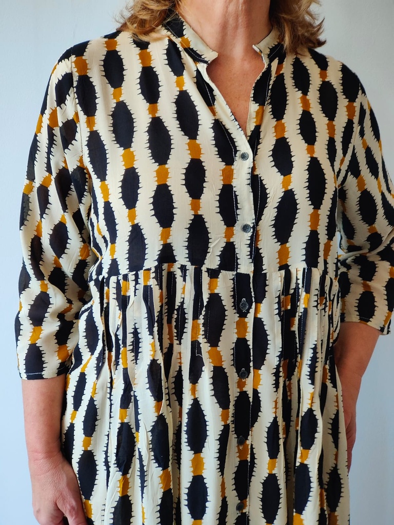 Vestido HOJUELA Cactus