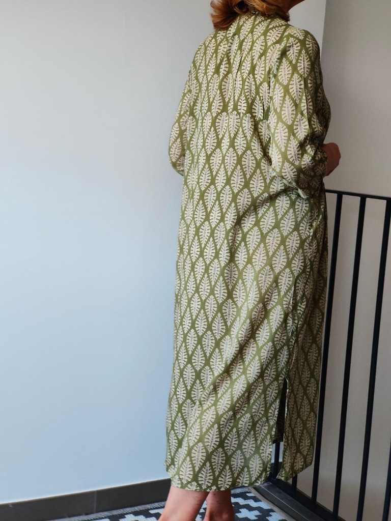 Vestido HOJUELA Verde