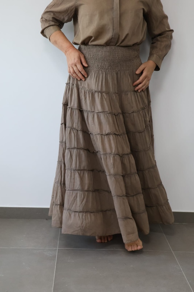 Falda ESMERALDA marrón