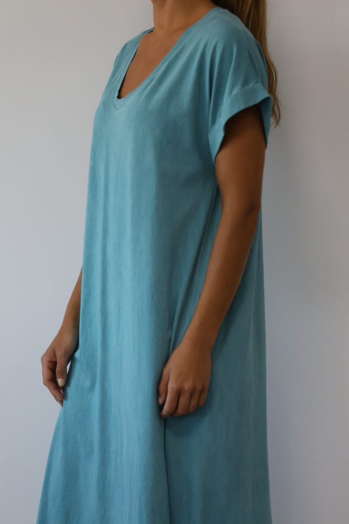 Vestido LEON Verde Agua