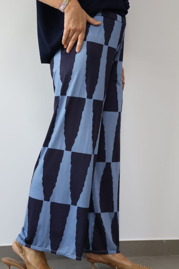 Pantalón AJEDREZ Azul