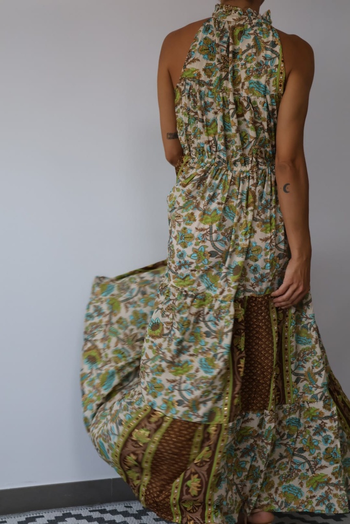 Vestido ALCAZABA Pistacho
