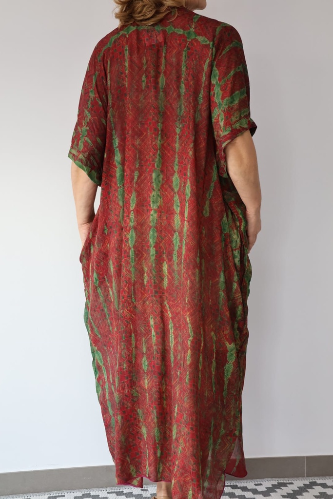 Vestido DAFNE Burdeos