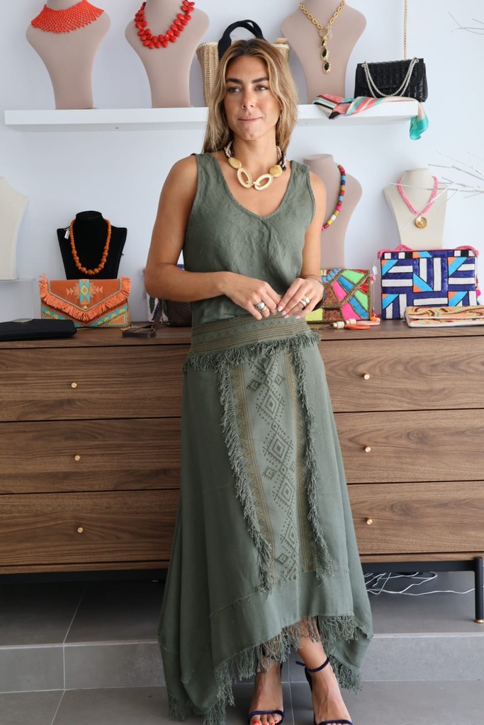 Falda INCA Verde