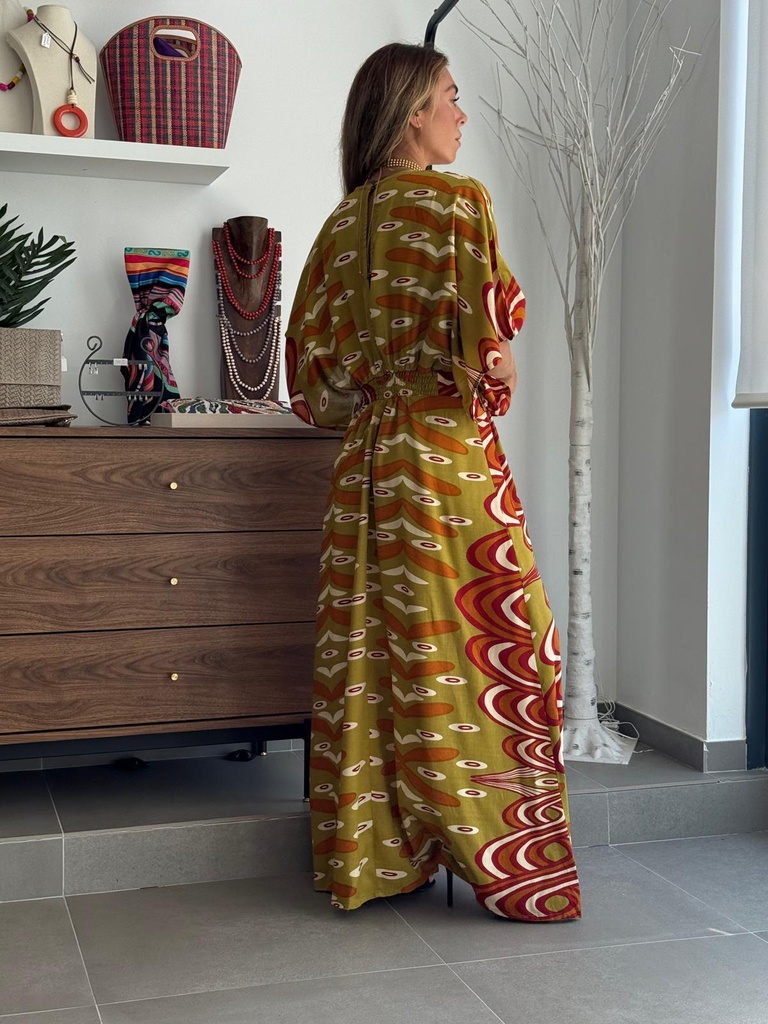 Vestido NEUS Mostaza