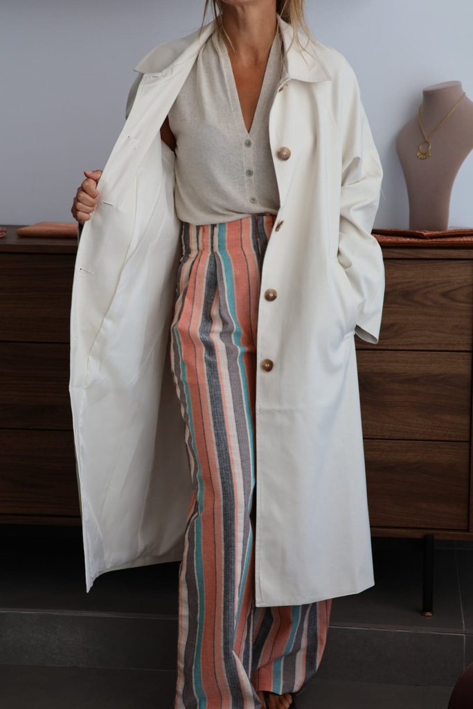 Gabardina CALISTA Marfil