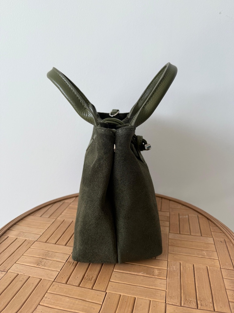 Bolso HUESO Ante Verde