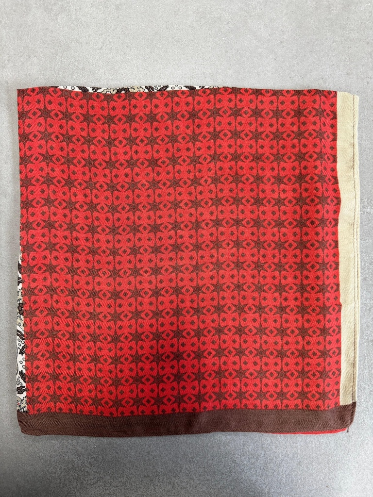 Pañuelo CUADRICULA Rojo