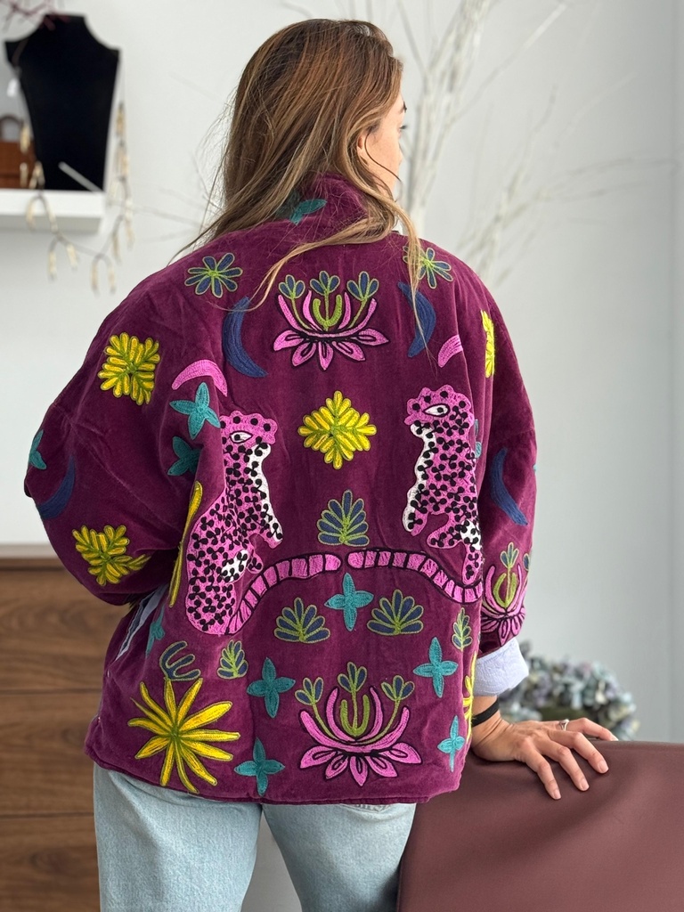 Chaqueta LEOPARDO Buganvilla