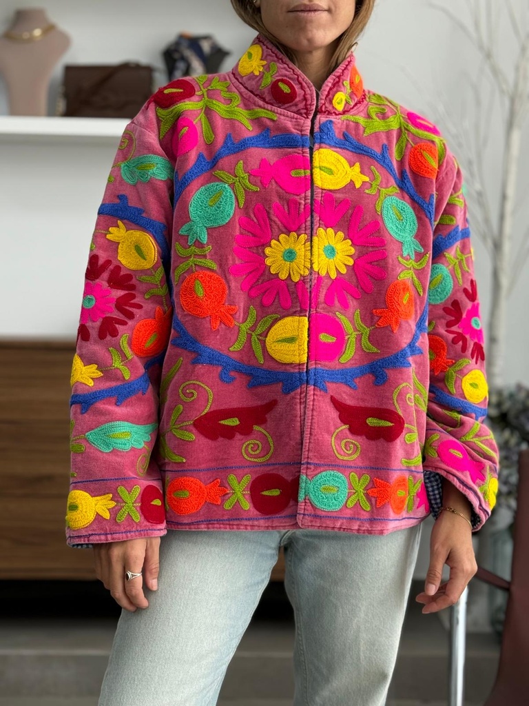 Chaqueta PERU Rosa