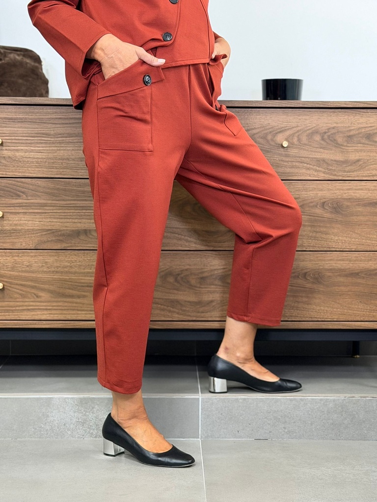 Pantalón  MILANO Teja