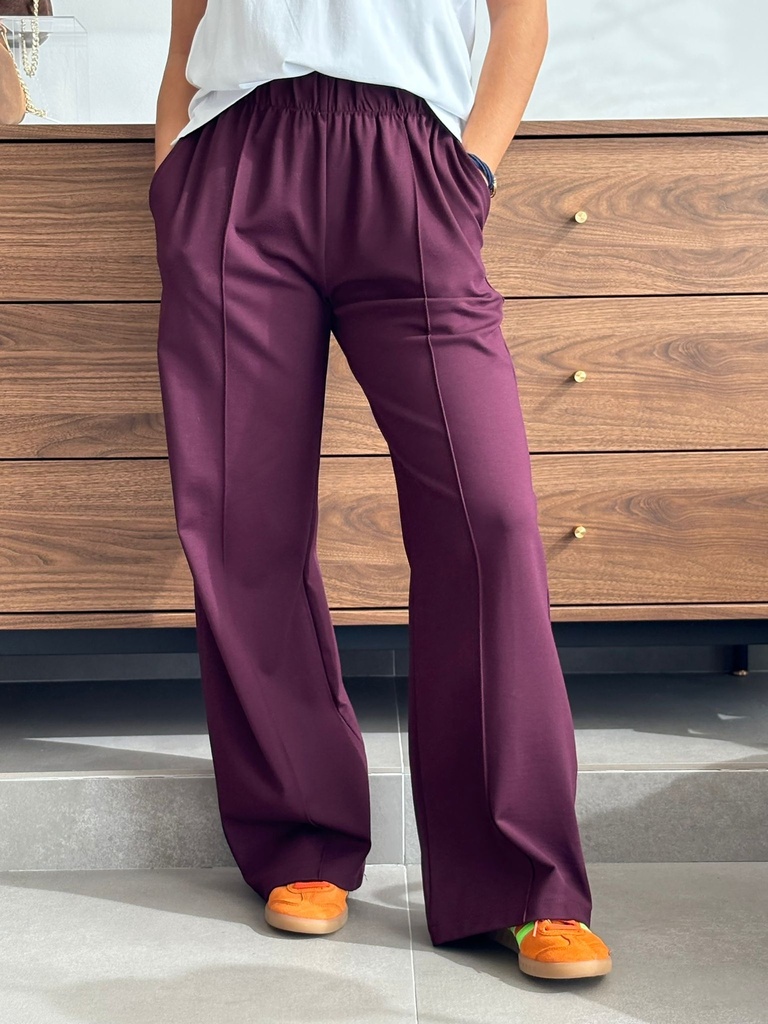 Pantalón BANDERA Burdeos