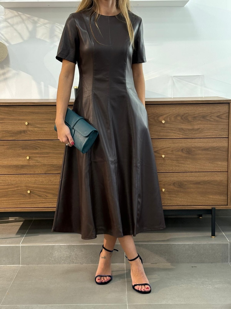 Vestido LEINA Marrón