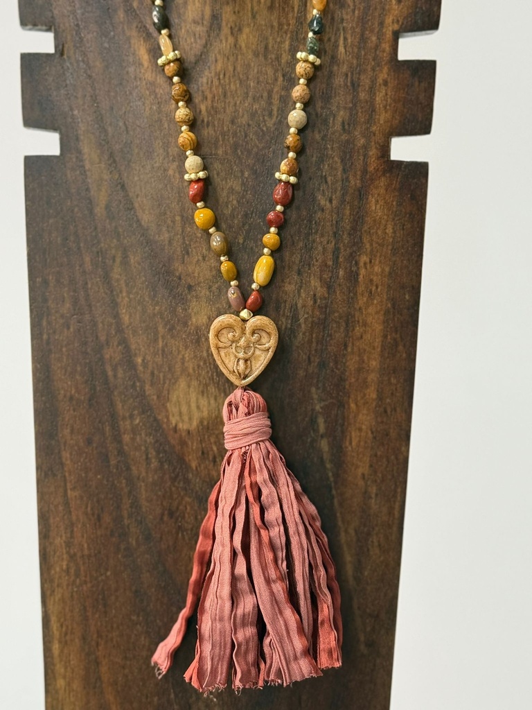 Collar BORLÓN Coral