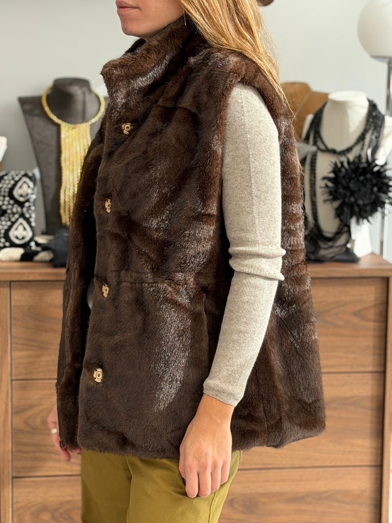 Chaleco LITUANIA Marrón