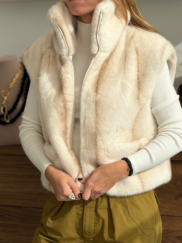 Chaleco UCRANIA Marfil