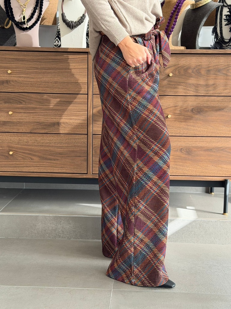 Pantalón FREDA Burdeos