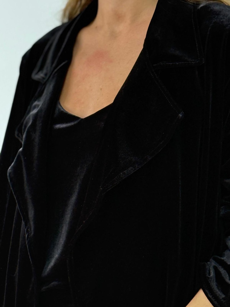 Abrigo SOLAPAS Negro