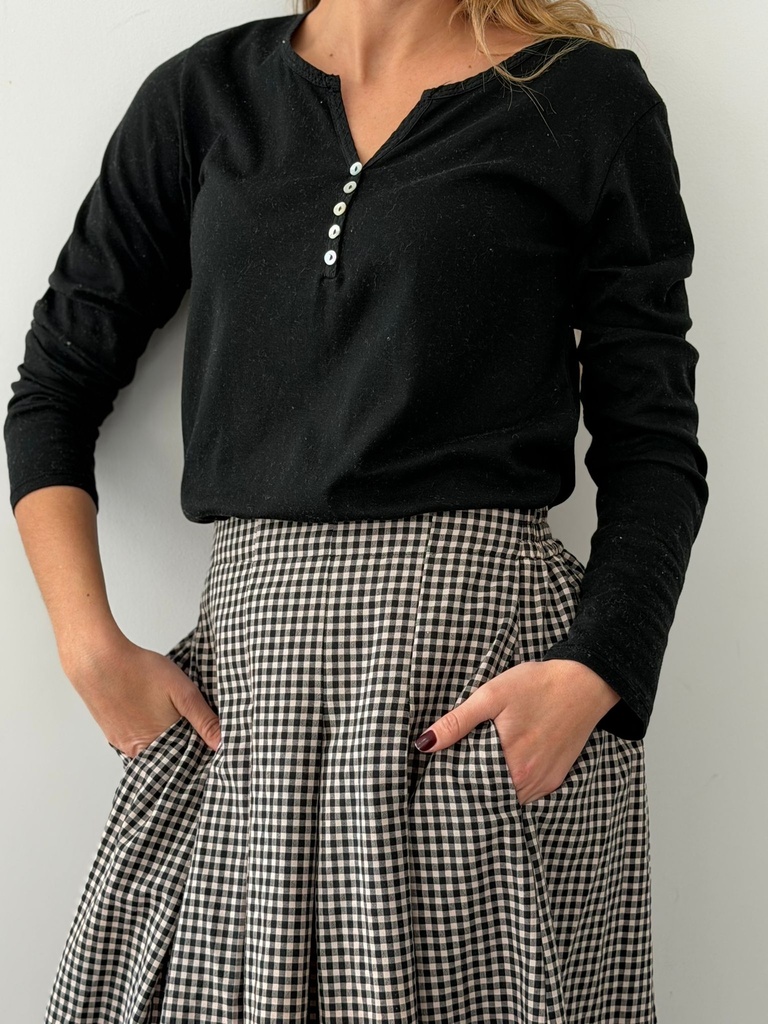 Camiseta AMANDA Negro