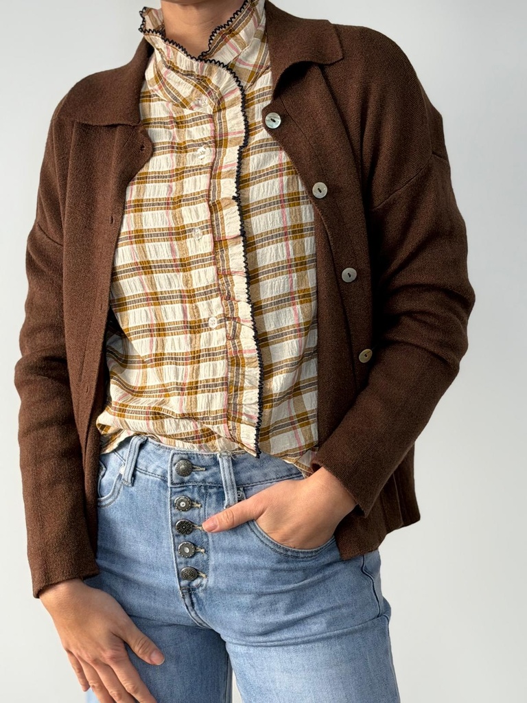 Chaqueta BORNOS Marrón