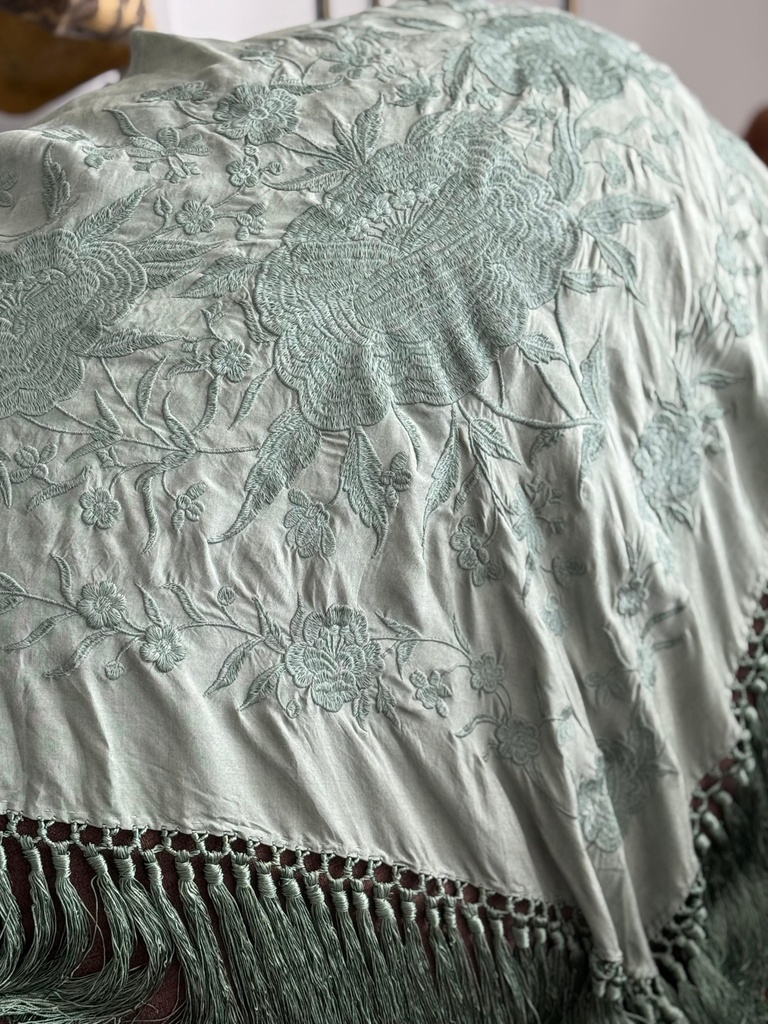 MANTON LISO VERDE JABONOSO