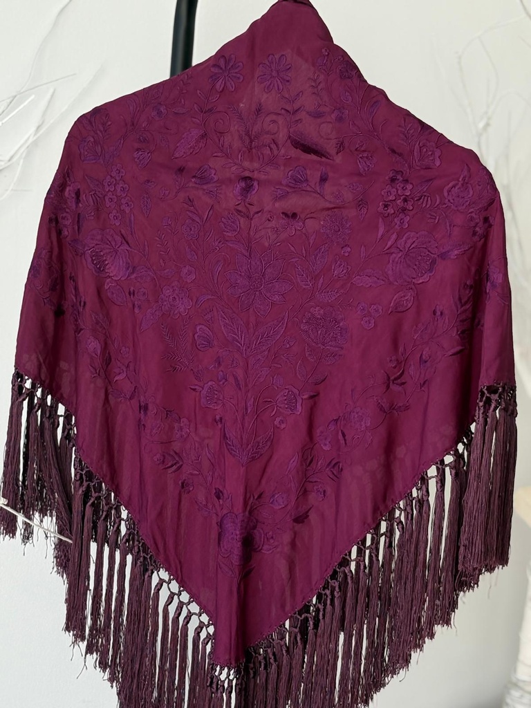 MANTON LISO BERENJENA