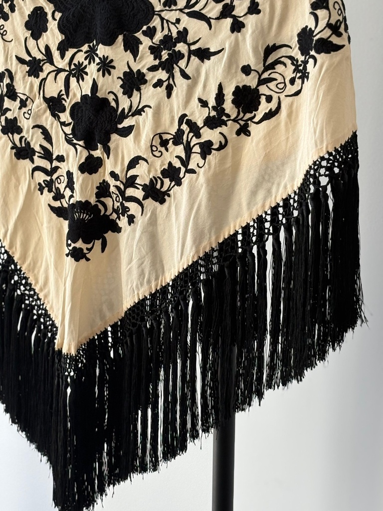 MANTON BICOLOR BLANCO