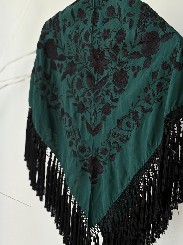 MANTON BICOLOR VERDE BOTELLA