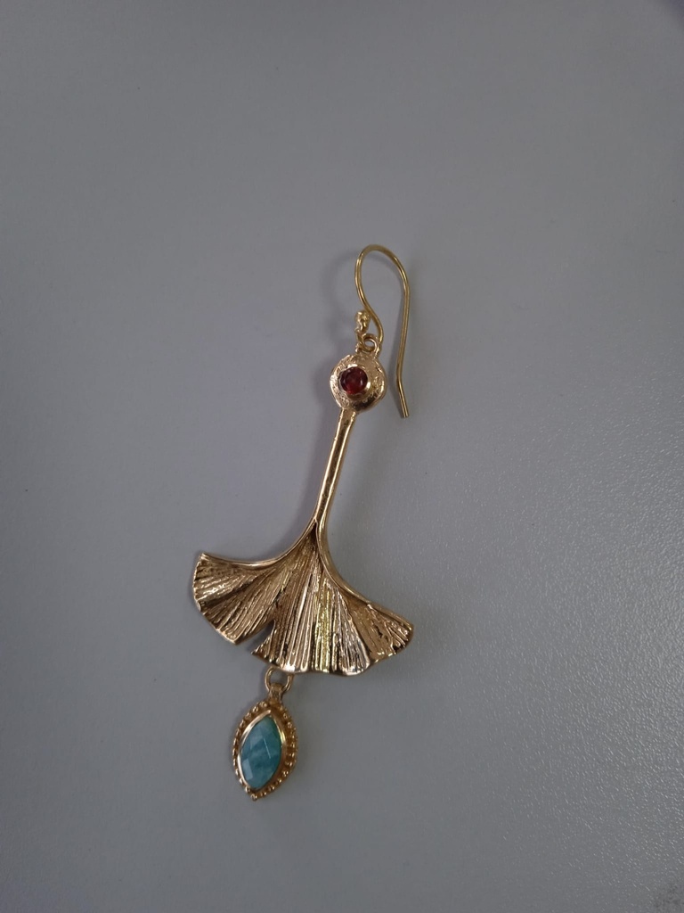 PENDIENTE OLABISI Turquesa