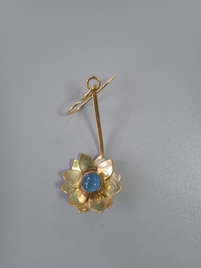 PENDIENTE OLABISI Turquesa (copia)