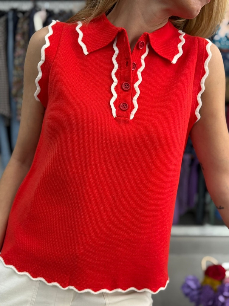 CHALECO VALIATI ROJO