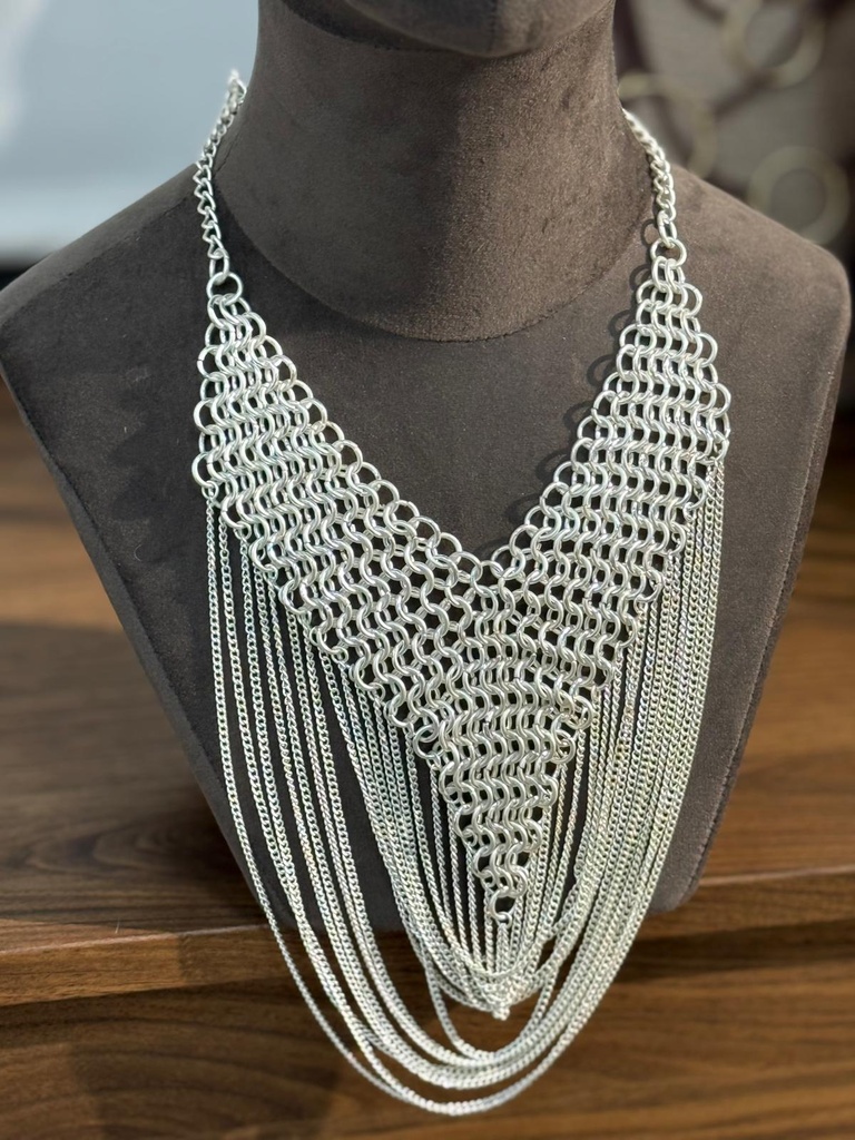 Collar SEGMENTO PLATEADO