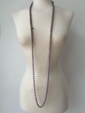 Collar Nudos Malva