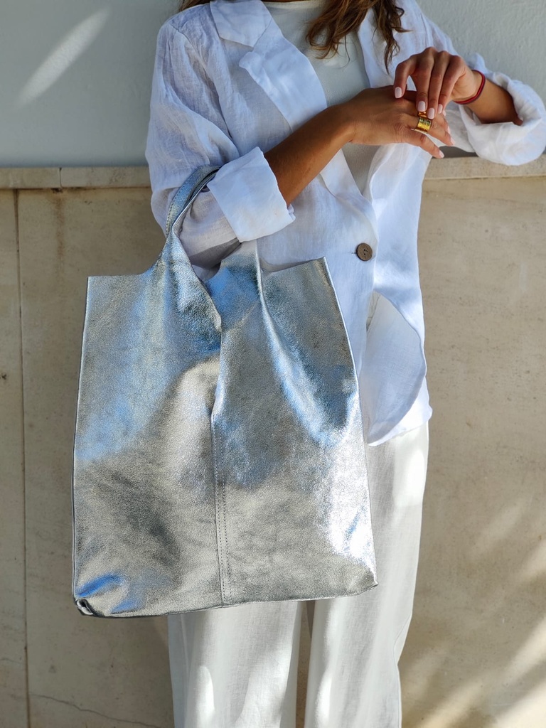 Bolso Emma Plateado