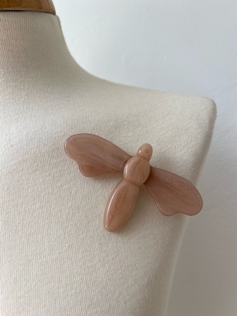 Broche Polilla Rosa Bebe