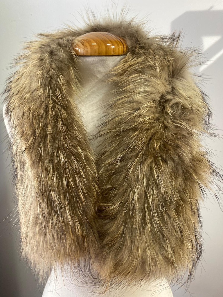 Cuello Piel Natural Corto