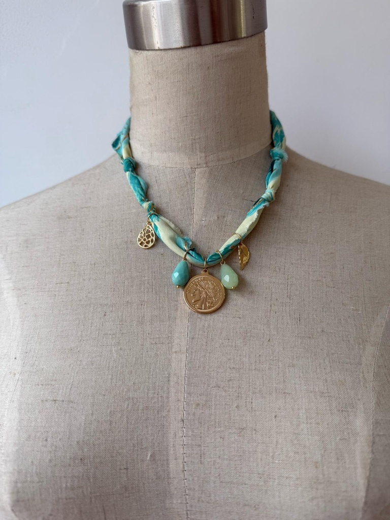 Collar ISABELINA Verde Agua
